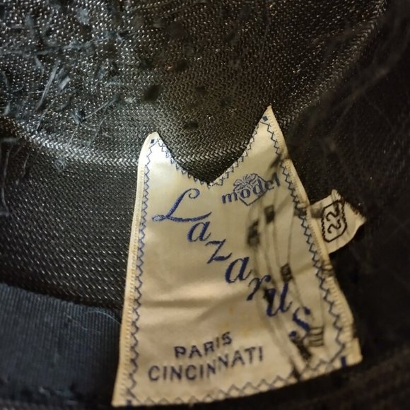 Early 40\'s Pin Up Equestrian Style Top Hat Lazarus Paris STUNNING